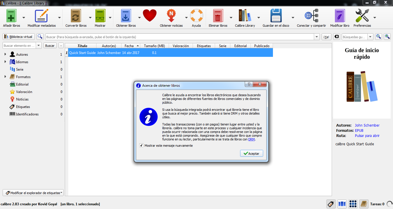 Descargar Calibre Ebook Management Espanol Gratis