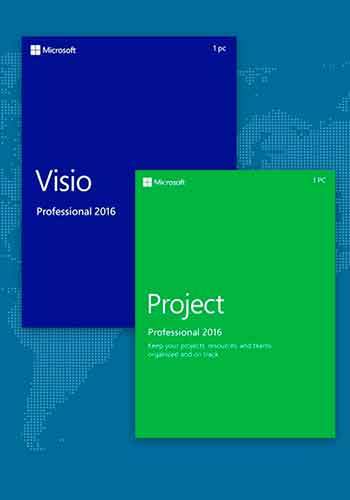 Visio y Project Professional 2016 VL Español x86-x64